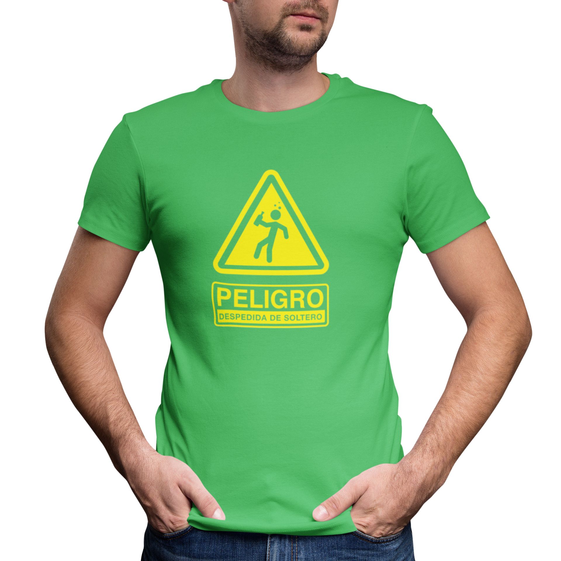 Camiseta peligro despedida soltera - Camisetas Para