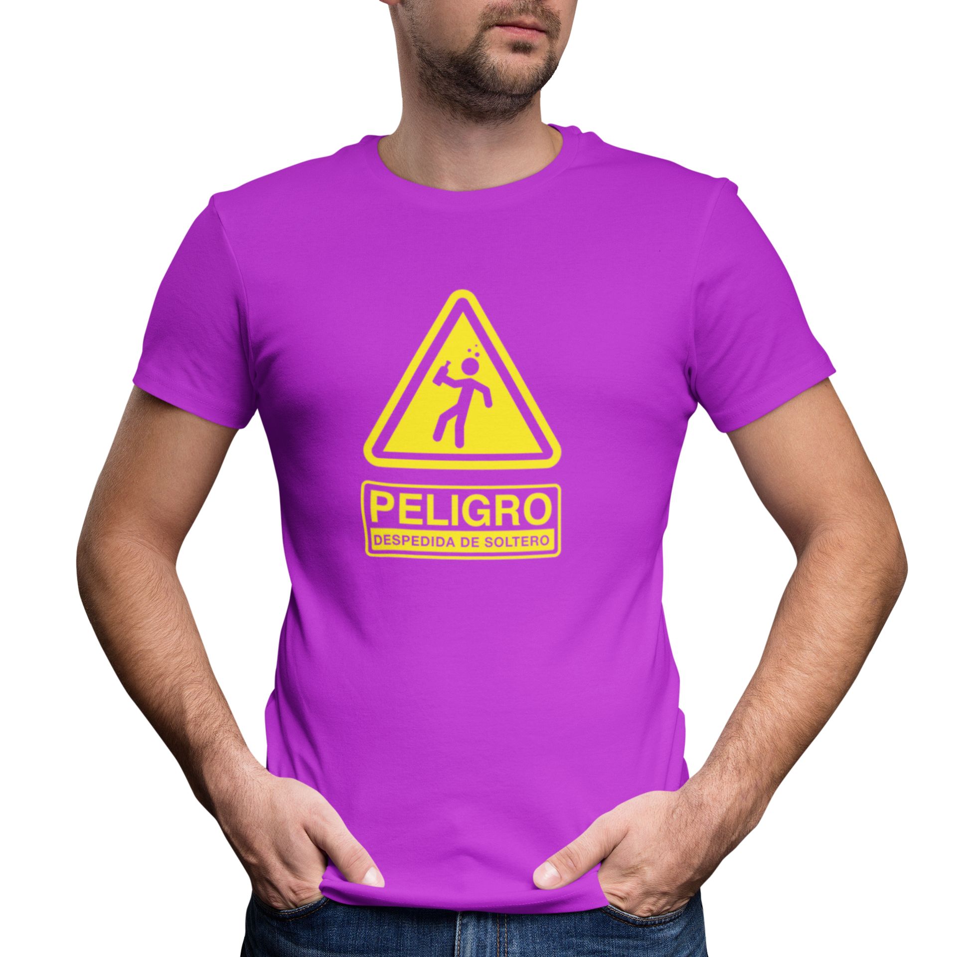 Camiseta peligro despedida soltera - Camisetas Para