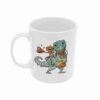 Tazas Halloween Dinosaurio y Calabaza