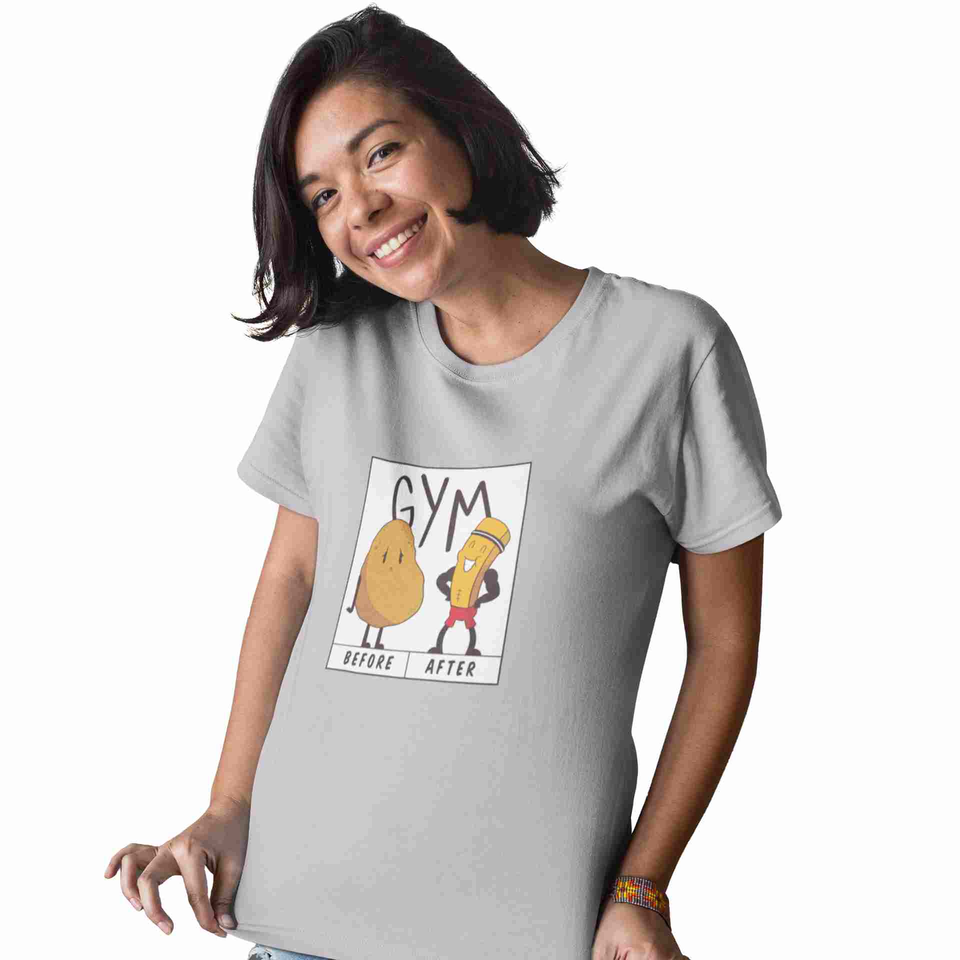 Camisetas mujer molonas divertidas Gym